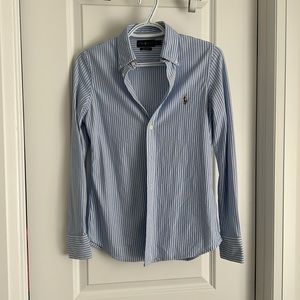 Ralph Lauren knit oxford size M button down shirt